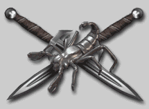 crossed knives